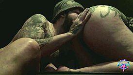 horny milf gets fucked by big hard cock after pussy and ass licked clean