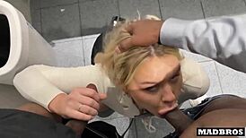 İşyerinde tuvalet ve asansörde sikilmekten deli heyecanlıyım!