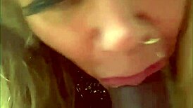 shemale slut swallows my cum