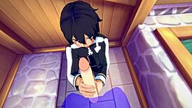 Kirito Gets Hard Sex and Anal in Sword Art Online Yaoi 😈