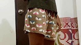 Intense first anal fuck at home with amateur assfucking