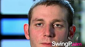 Black Lace Babes in WILD Swinger FUCKING Orgy!