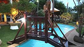 wow, anjelica's nude tropical night is pure seduction!