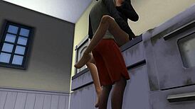 Android game with oral pussy assfucking anal in 3D cartoon