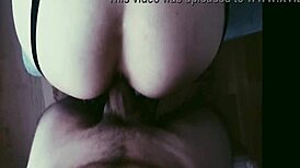 My school friend bent me over for a homemade doggystyle fuck.