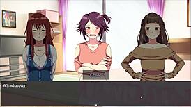 BDSM Hentai Game Ep 1: Shibari Ropes Bind Cute Classmate