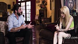 she didn't read the terms and got free use. man, this skinny teen's pussy is just taken for fucking!