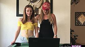 blonde babe big tits scenes compilation