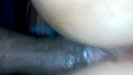 Dark-Skinned Man Enjoys Peruvian Prostitute Intensely