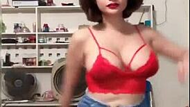 Hot Girl Dances Bingo With Energetic Moves