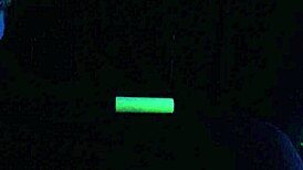 Carrie B indulging in blacklight sex with small tits.