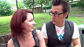 Tamy Lou works Conny over with a wild blowjob and hot cumshot finish