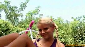 uhh, i’m just a petite blonde kimmy playin’ with my dildo