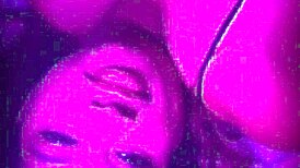 The rich brunette woman shares her homemade moments with friends.