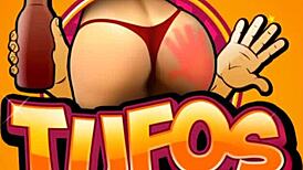 Two Hot Maidens Tease with a Sultry Blowjob in Parody