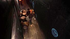 Petite innocent teen Holly Hendrix gets roughly slammed outdoors with blowjob and fucking