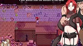 Nuko Majin, Scarlet Demonslayer in RPGM 3, turns from hero to nympho. Her banging journey unfolds wild.