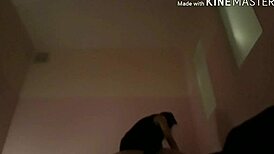 Getting a Relaxing Massage from Lady