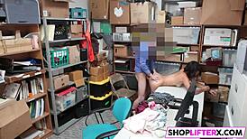 Beautiful Teen Kat Drilled Hard For Theft