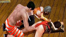 i cum on asian hairy assfucking doggystyle at the bar