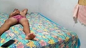 mayemarc1 sits hot on my dick in her dress riding cowgirl