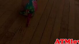 Perfect babe toys her pussy!