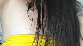 girl masturbates on video call to boyfriend