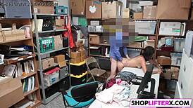 Beautiful Teen Kat Drilled Hard For Theft