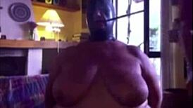 Old Wife Augusta Bound, Hooded, Choked, Gagged, And Fucked Hard