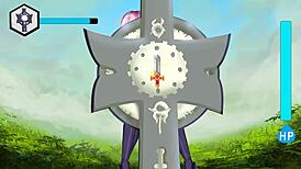 Female Knight Undresses During Fight in Hentai Game