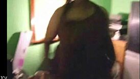 April rains popping her saggy tits and ass while dancing in gold and black fit, bbw style 😍