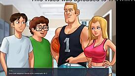 Лято сага епизод 1 с големите цици на Джудит и приятел