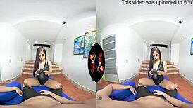 Cute Tiny 18+ Teen In VR!