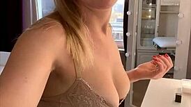 Blonde Mistress Prepares Intense Surprise For Client