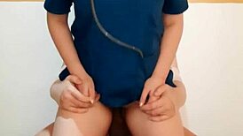 uhh, i can't stop ridin' this hot asian brunette's juicy body in bed!