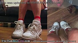 cum on my sneakers collection cumshot cumpilation 1