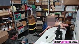 I, teen Geneva, take dick for shoplifting in this hardcore scene.