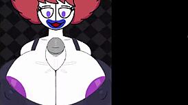 hey, trixie the clown bangs with a monster cock in this game