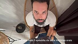 Bearded Man Passionately Sucks 41 Cocks In Intense Session