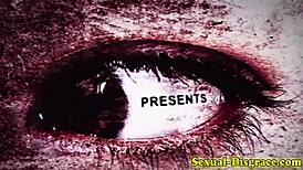 Bound Submissive Whore Receives Rough Facial Domination