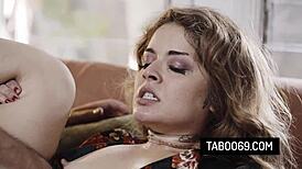 Inked Slut Vanessa Vega Enjoys Rough Sex With Blowjob