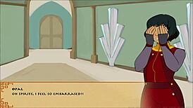 Opal from four elements trainer plays with pussy and boobs 😏