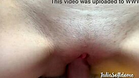 I'm Teasing Her While Rubbing My Cock Close Up