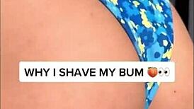 sexy latina brazilian shows off her ass for you to jerk off