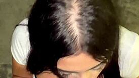 Massaging My Sister’s Latina Friend Inside and Out Until I Explode in Her Mouth