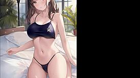 ai illustration of big tits anime hentai