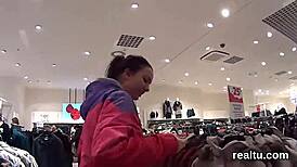 Wow, Czech nympho seduced at shopping centre! How did she get pounded in POV?