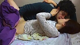 sexy college girl gets tired of studying and asks to suck his cock