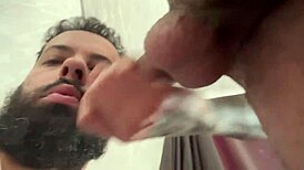 Bearded Man Passionately Sucks 41 Cocks In Intense Session