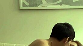 south asian beauty in rental room, fucking in missionary and doggystyle